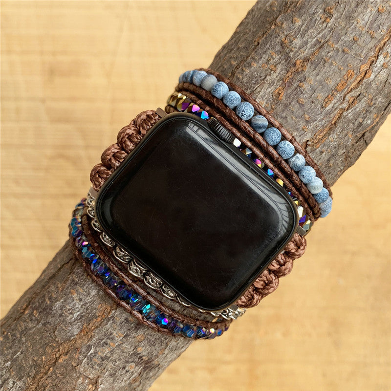 Agate Woven Bohemian Watch Band