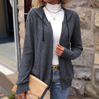 Striped Casual Sweatshirt Loose Sweater