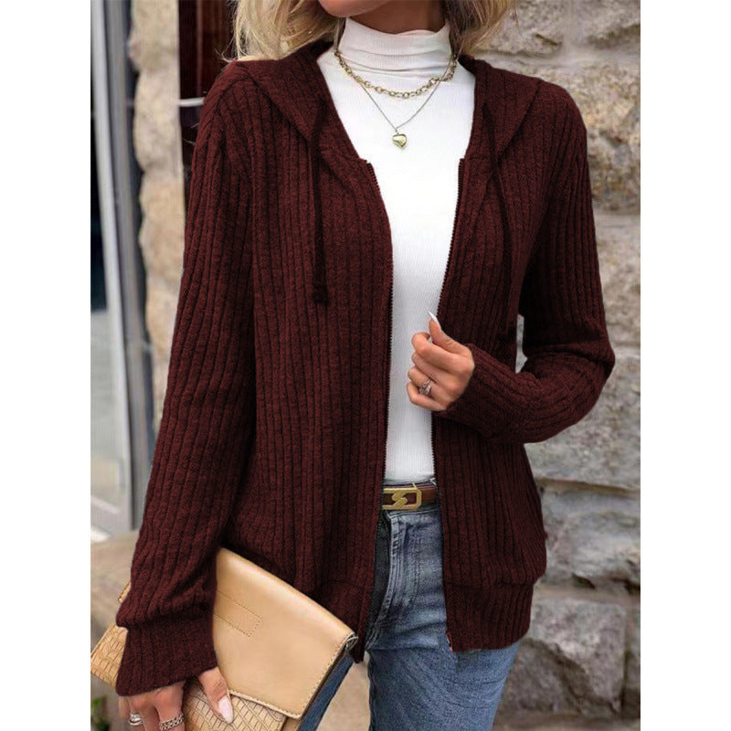 Striped Casual Sweatshirt Loose Sweater