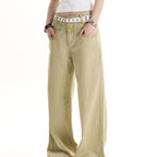 Women's Solid Color American Retro Hot Girl Jeans