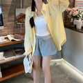 Fashion Casual Solid Color Long Sleeve Blouse