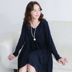 Maternity Wear Mid-length Breastfeeding Dress